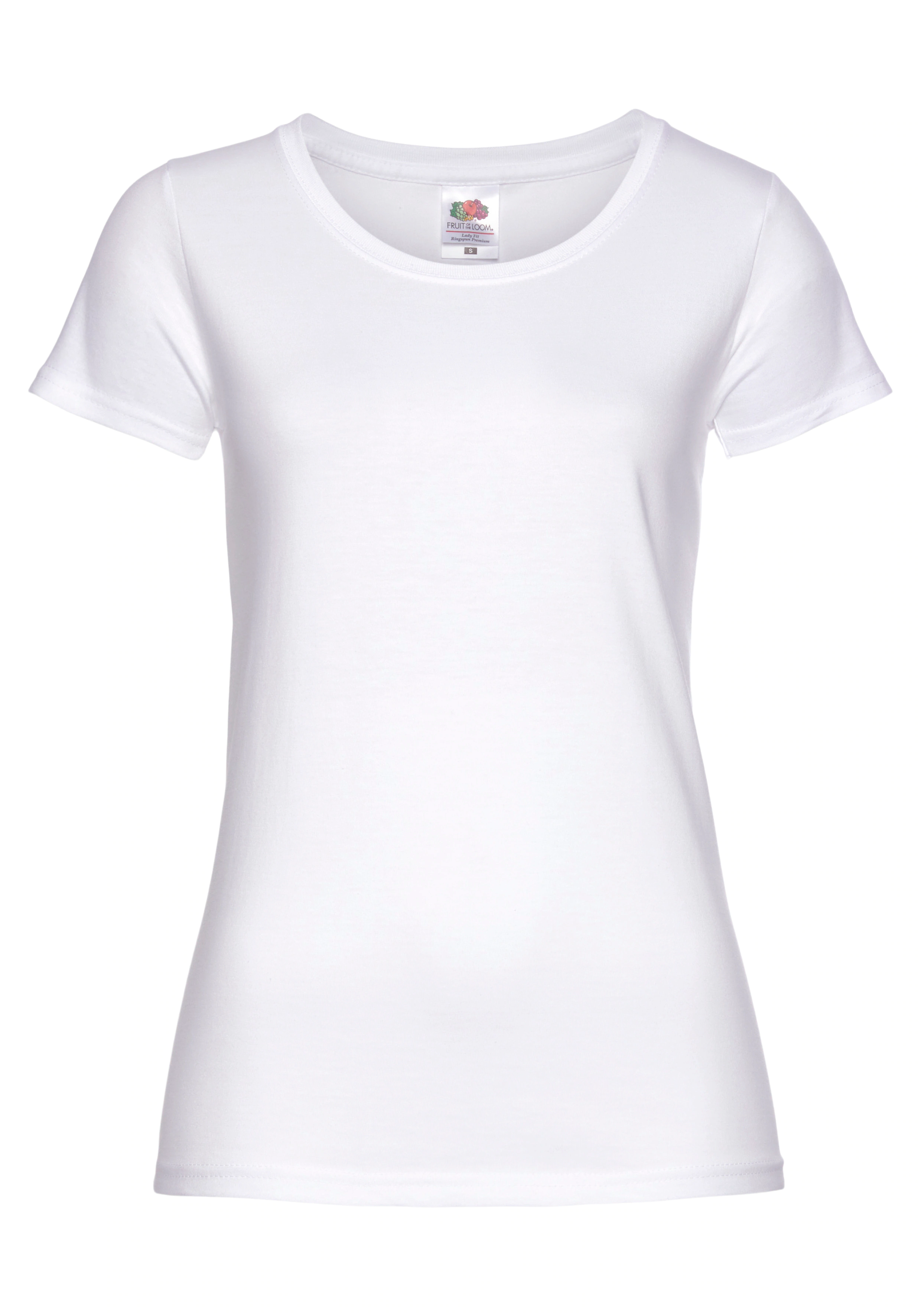 Fruit of the Loom Rundhalsshirt Lady Fit Premium (Packung, 2-tlg., 2er-Pack günstig online kaufen