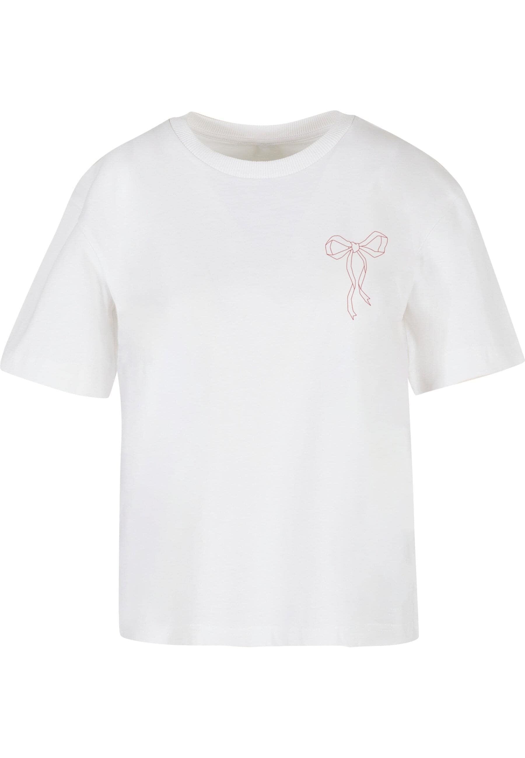 Miss Tee T-Shirt "Miss Tee Bow Oneliner Tee" günstig online kaufen