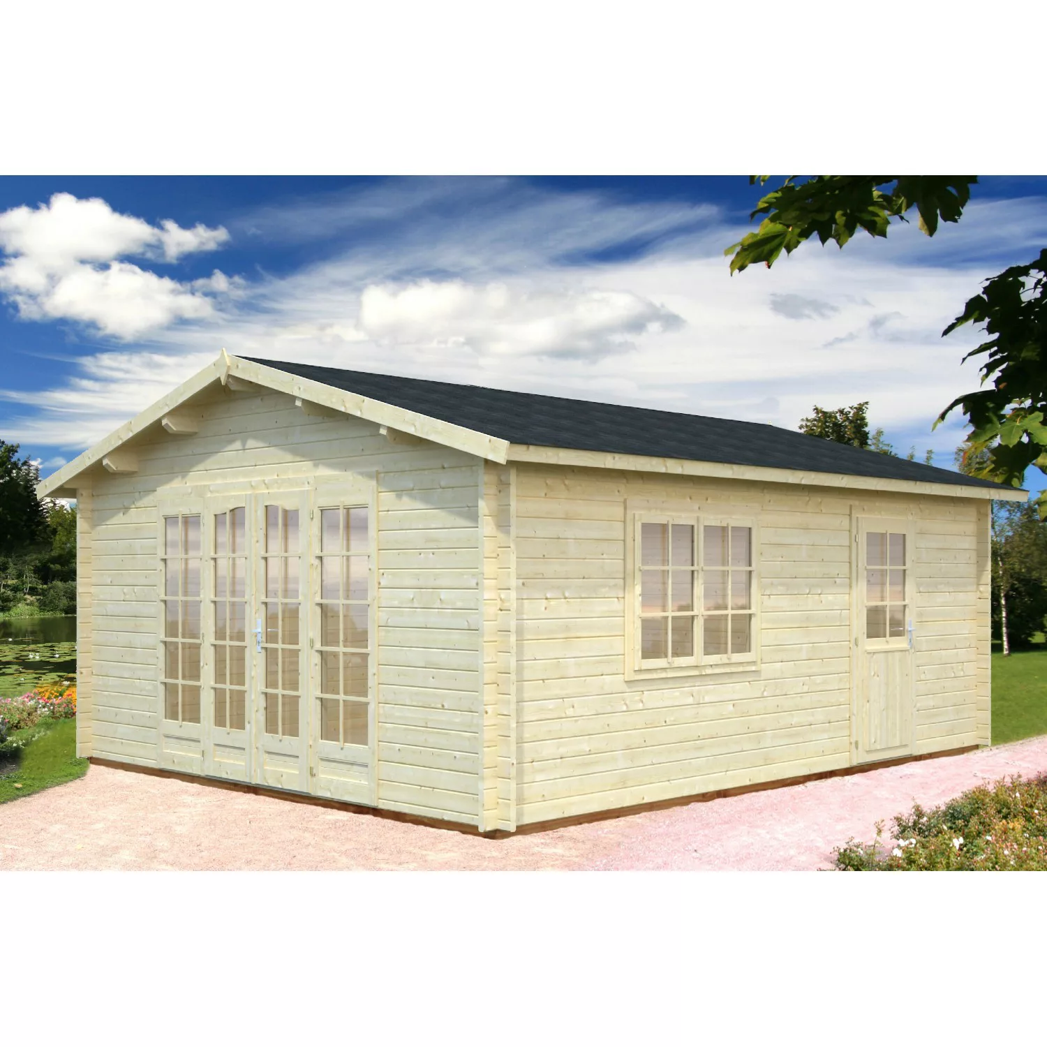 Palmako Gartenhaus "Irene", 19 qm günstig online kaufen