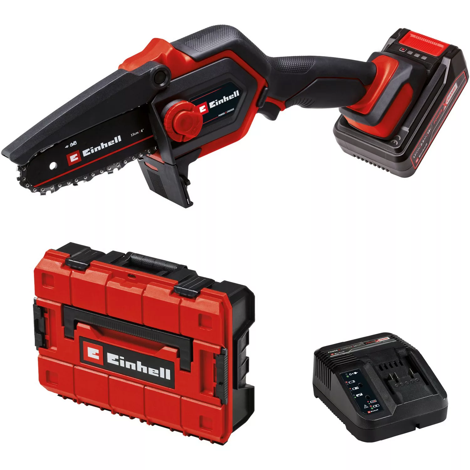 Einhell Akku-Kettensäge GE-PS 18/15 Li BL Kit günstig online kaufen