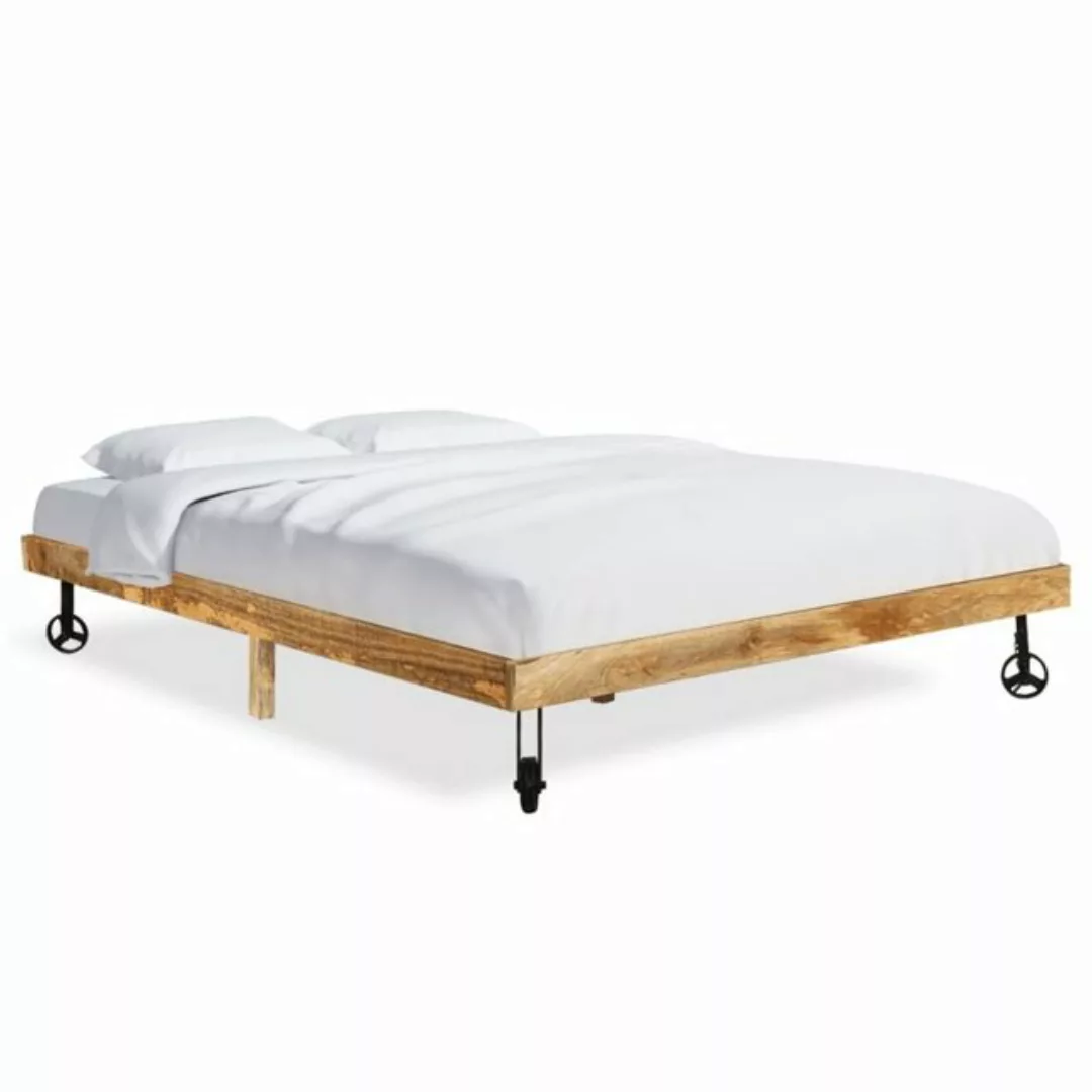 Bettgestell Massivholz Mango 200 X 200 Cm günstig online kaufen