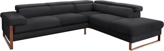 W.SCHILLIG Ecksofa "finn, Designsofa mit tollem Sitzkomfort, bequem, L-Form günstig online kaufen