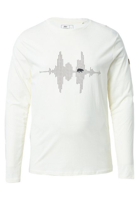 FORSBERG Sweatshirt Longsleeve mit Audiowelle günstig online kaufen