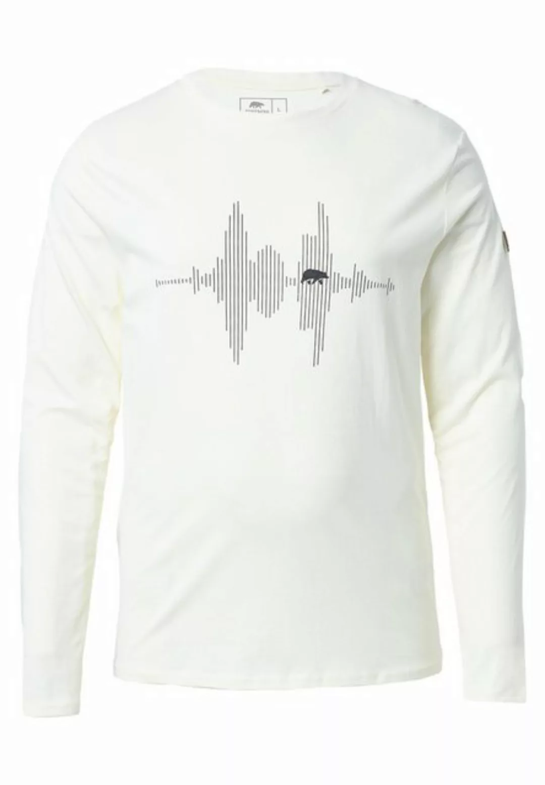 FORSBERG Sweatshirt Longsleeve mit Audiowelle günstig online kaufen