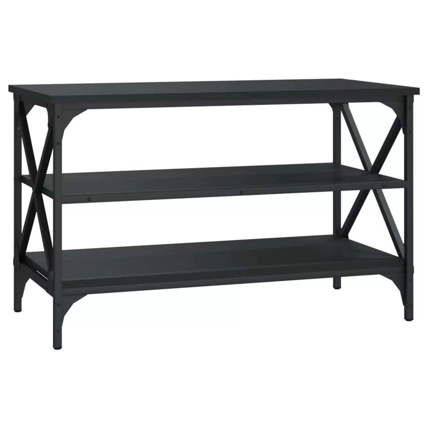 Vidaxl Tv-schrank Schwarz 80x40x50 Cm Holzwerkstoff günstig online kaufen