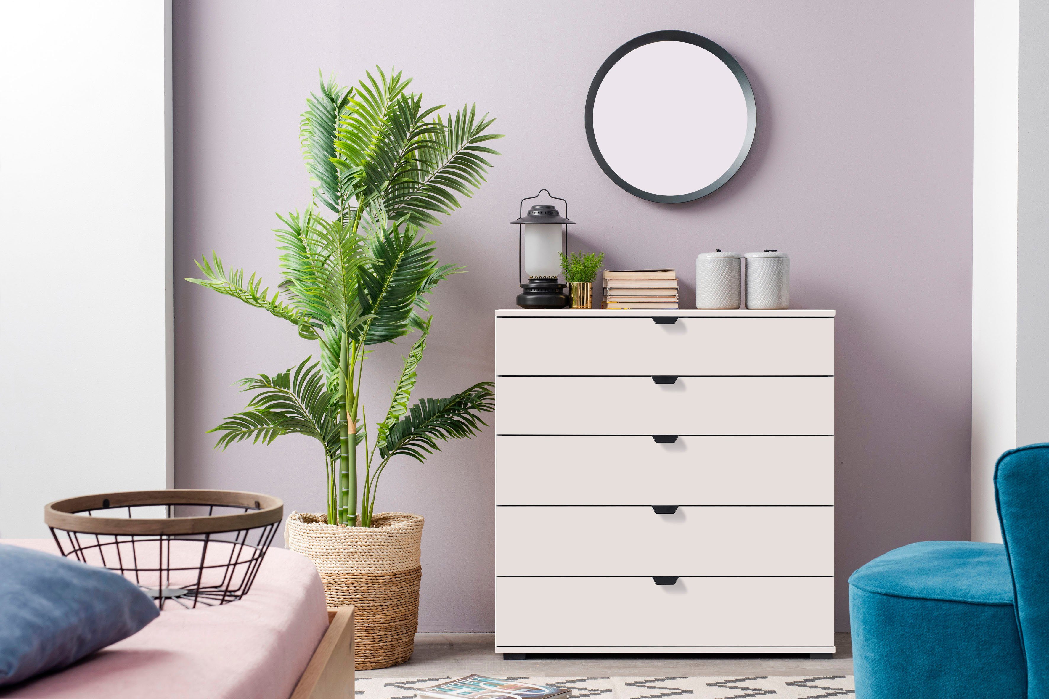 INOSIGN Sideboard "Duero", Kommode mit 5 Schubkästen, Breite 90 cm günstig online kaufen