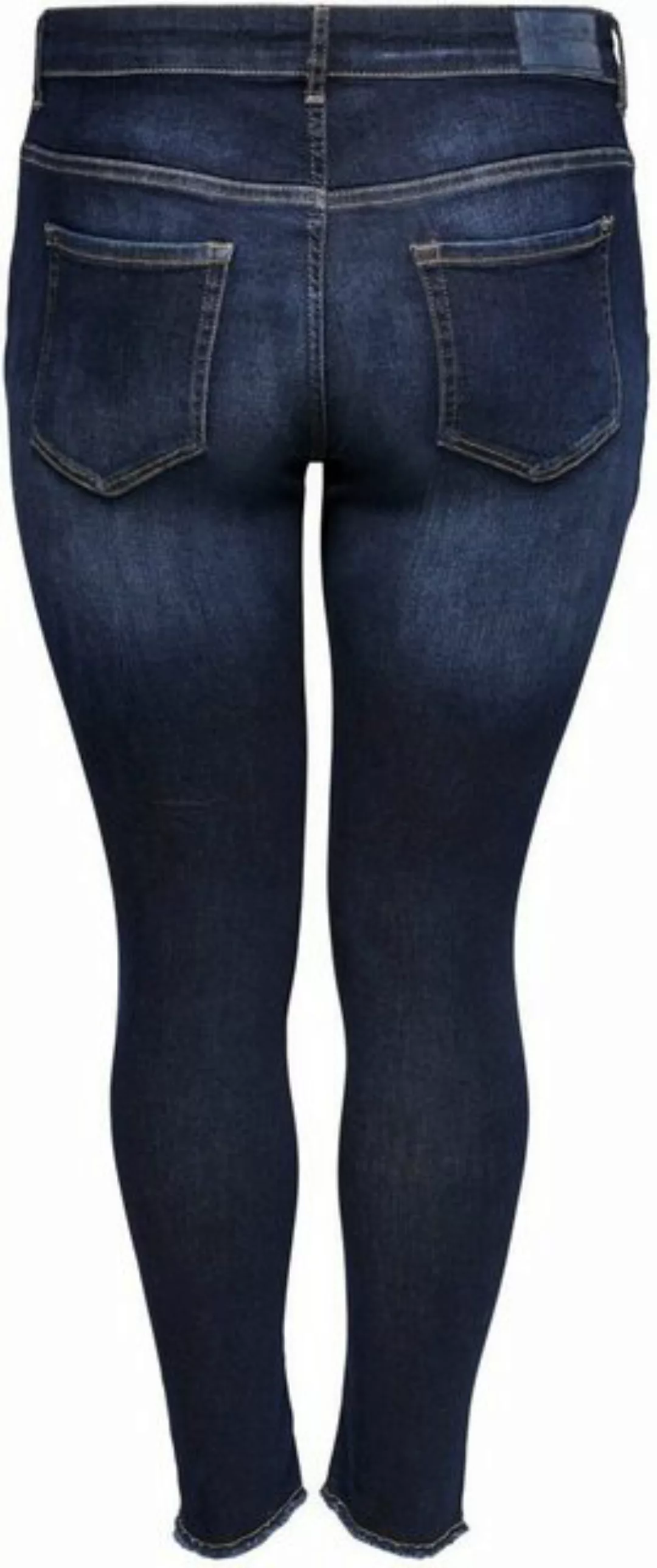 ONLY CARMAKOMA Skinny-fit-Jeans CARWILLY REG SK ANK JNS in washed-out Optik günstig online kaufen