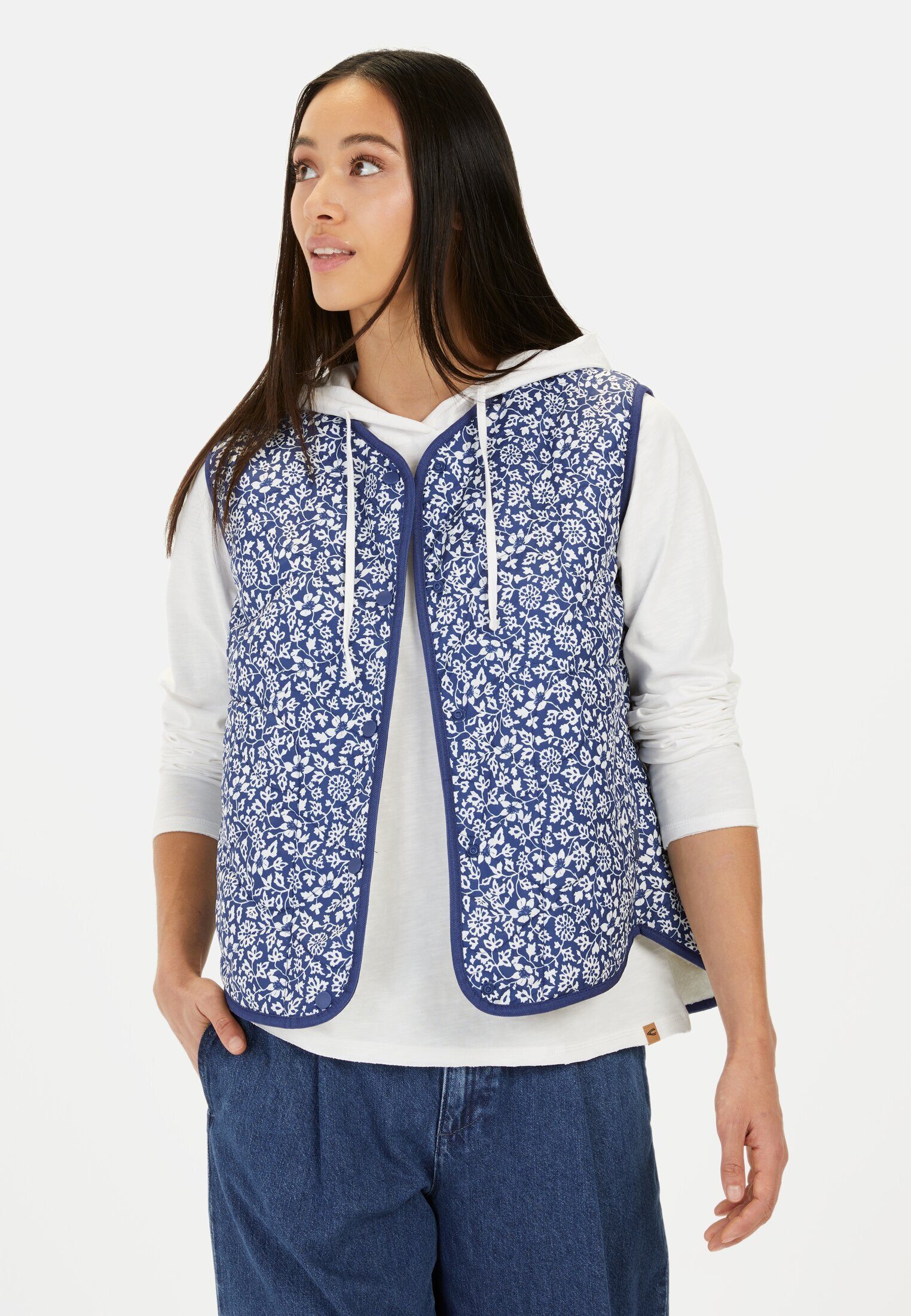 camel active Funktionsweste mit Blumenprint Weste_Casual günstig online kaufen