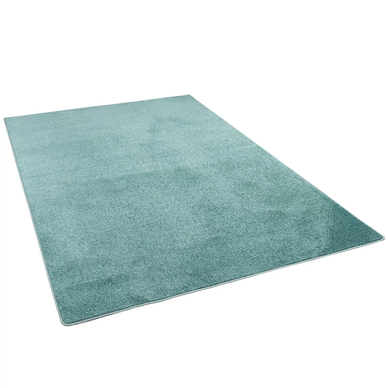 Snapstyle Hochflor Velours Teppich Luna Mintgrün 160x160cm günstig online kaufen