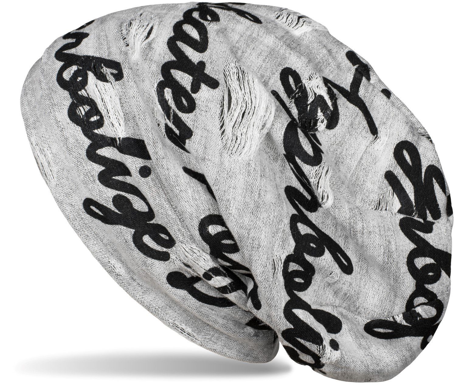 styleBREAKER Beanie Beanie mit Sprüche Print günstig online kaufen
