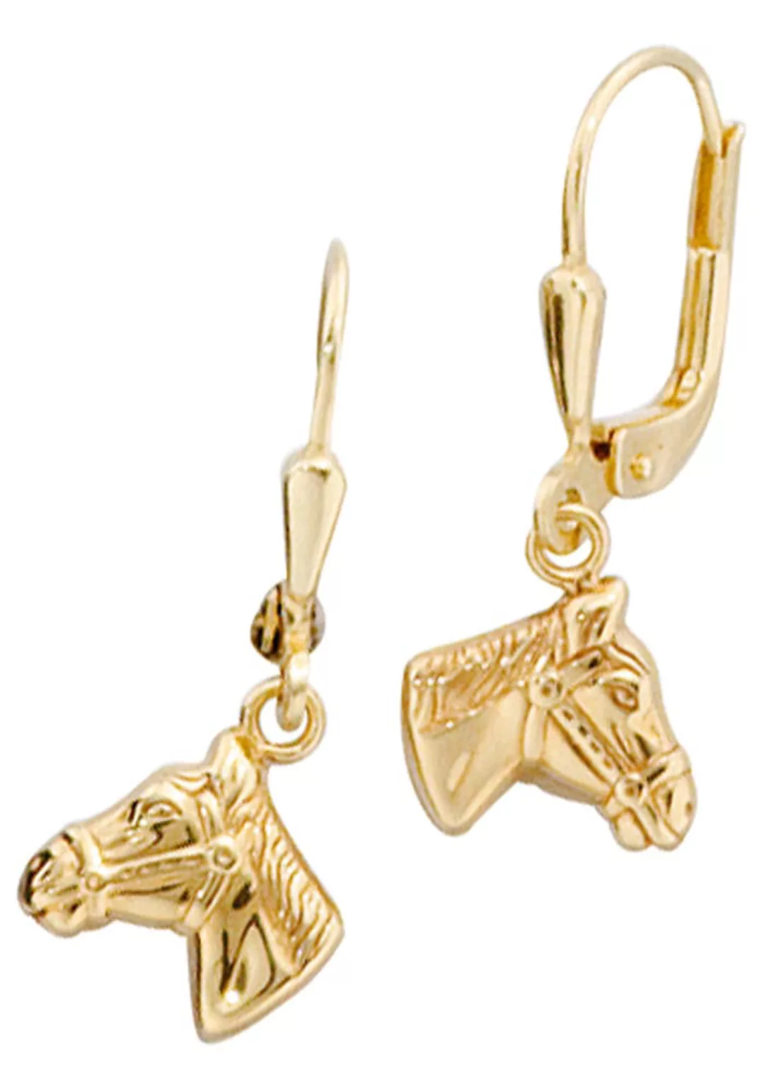 JOBO Paar Ohrhänger "Pferdeköpfe", 333 Gold günstig online kaufen