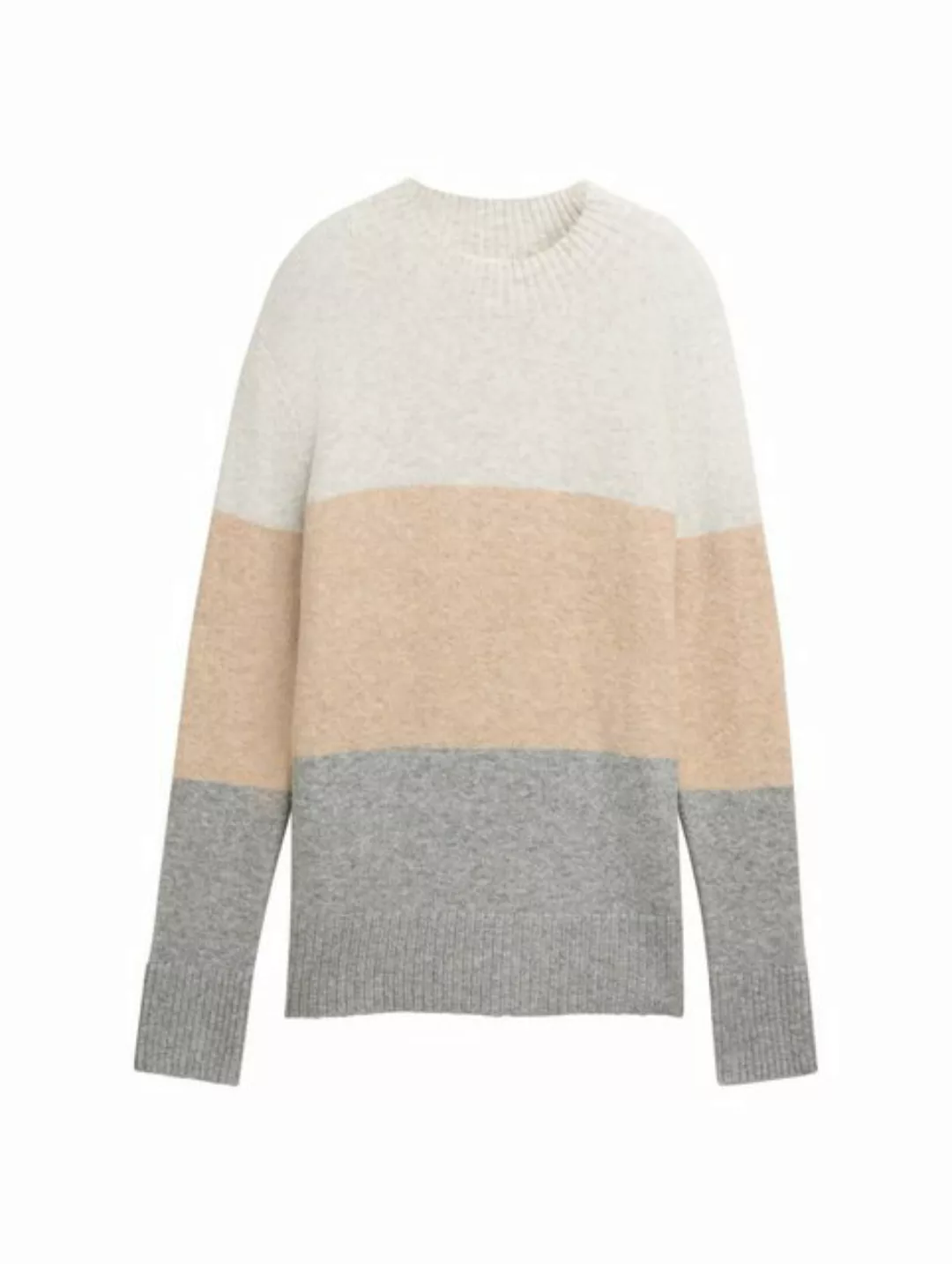 TOM TAILOR Denim Strickpullover Strickpullover mit Colour Blocking günstig online kaufen