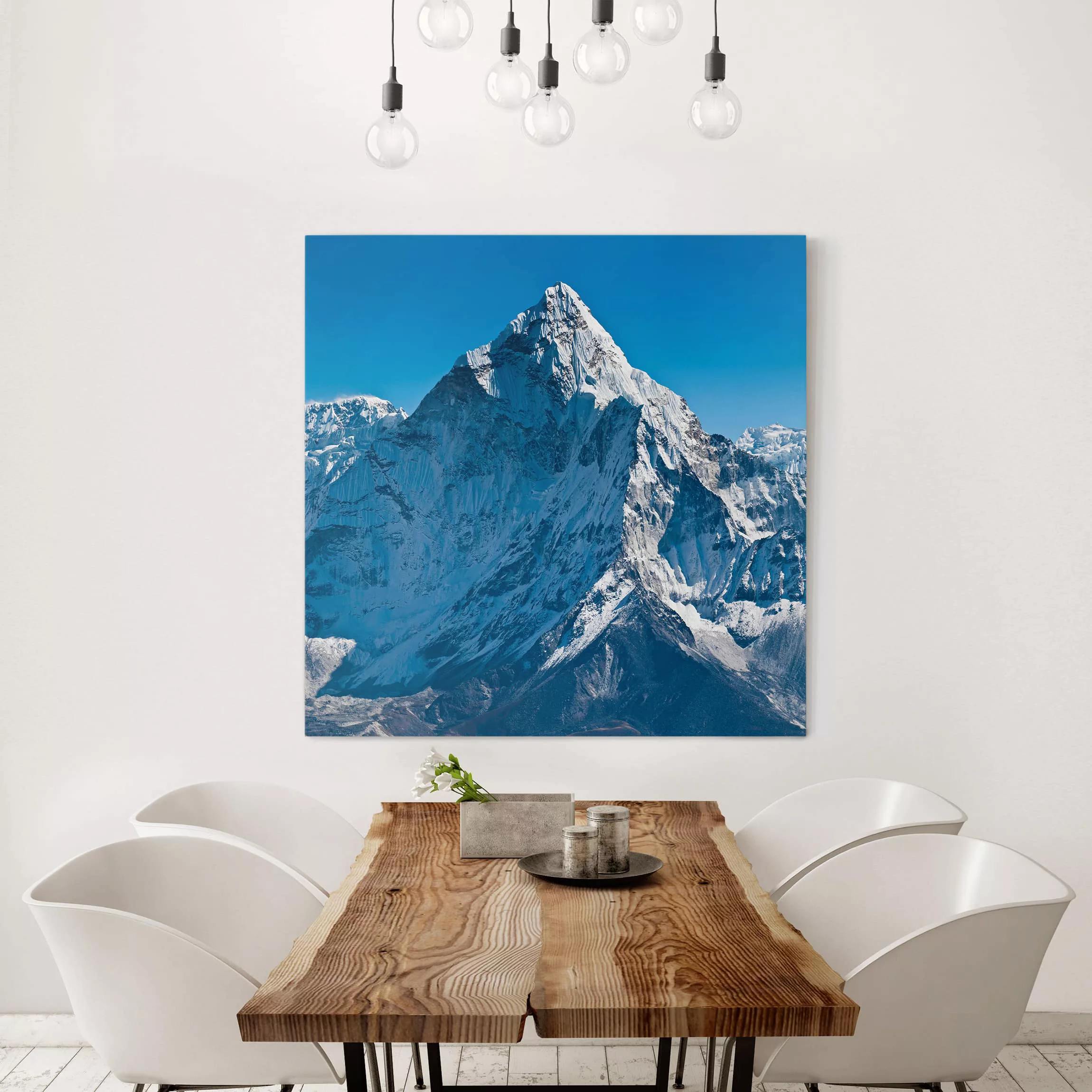 Leinwandbild - Quadrat Der Himalaya günstig online kaufen