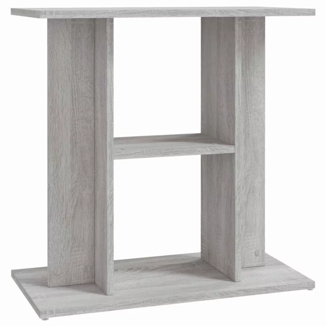 vidaXL Aquariumunterschrank Aquariumständer Grau Sonoma 60x30x60 günstig online kaufen