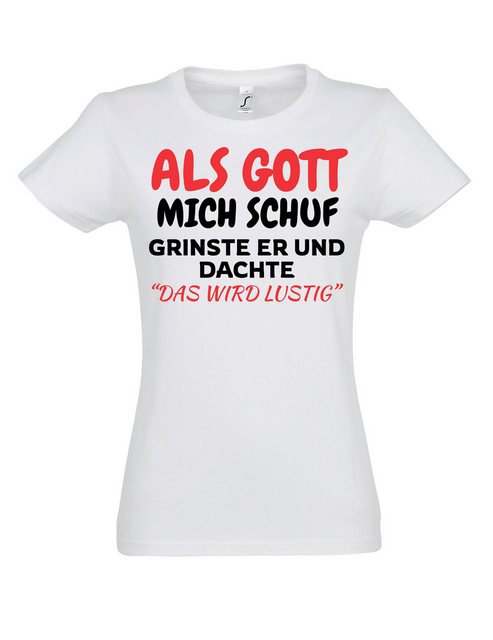 Youth Designz Print-Shirt Lustiger Aufdruck Damen T-shirt Scherz Spruch mit günstig online kaufen