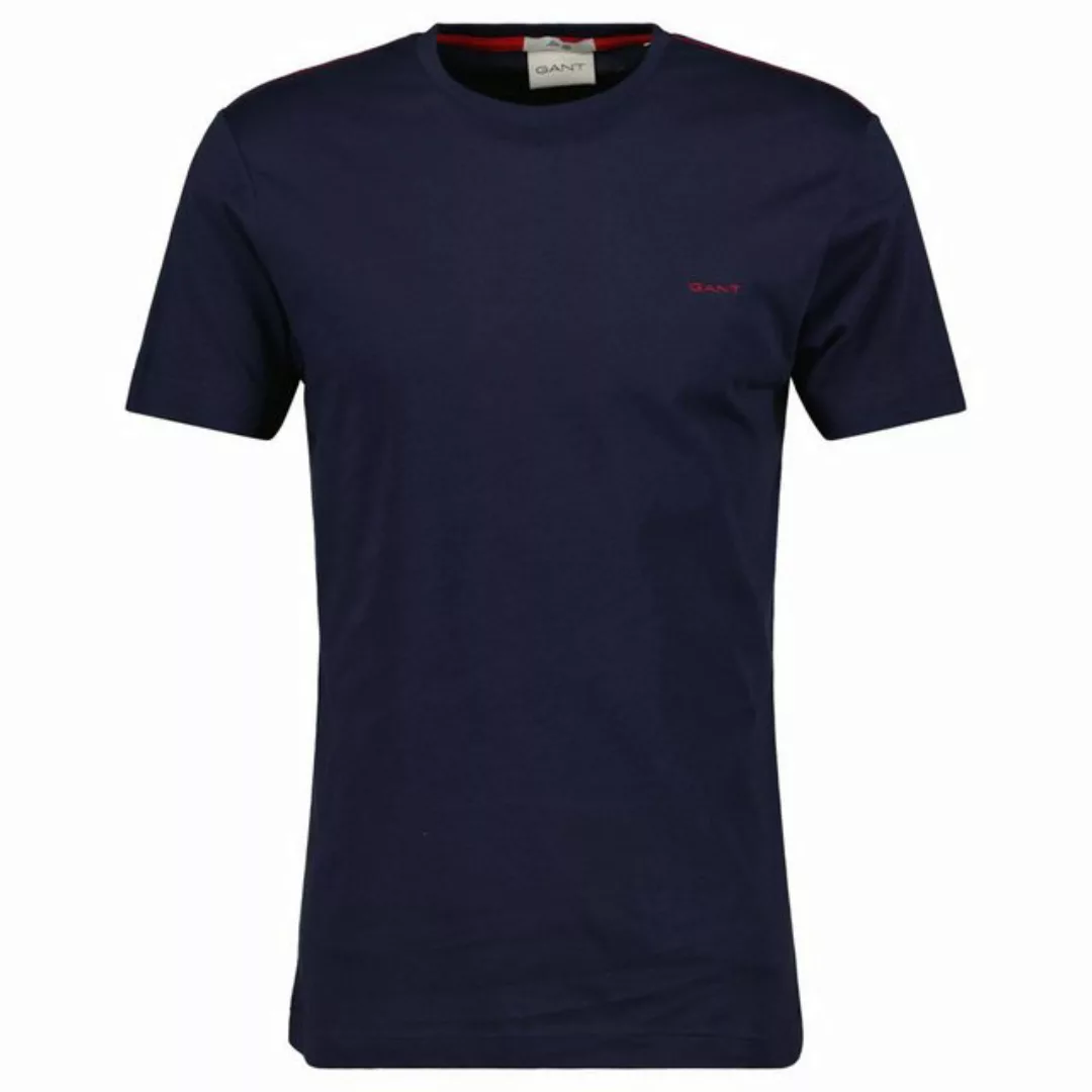 Gant T-Shirt CONTRAST LOGO SS T-SHIRT Kontrastfarbene Markenstickerei günstig online kaufen