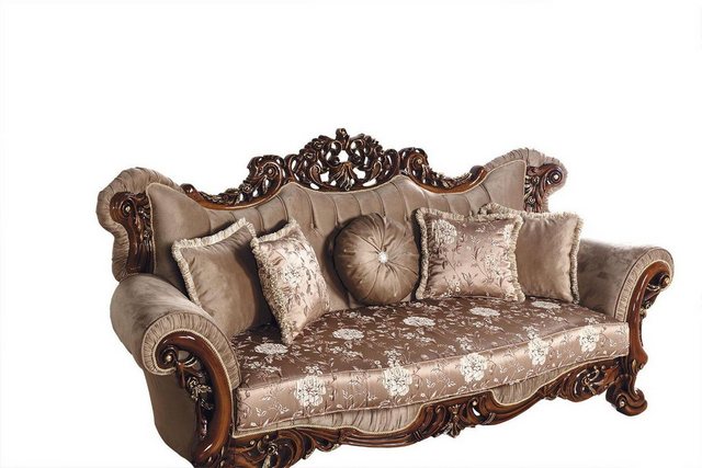 Xlmoebel Sofa Barock Drei-Sitzer Chesterfield Sofa Möbel Sitzmöbel Couch St günstig online kaufen