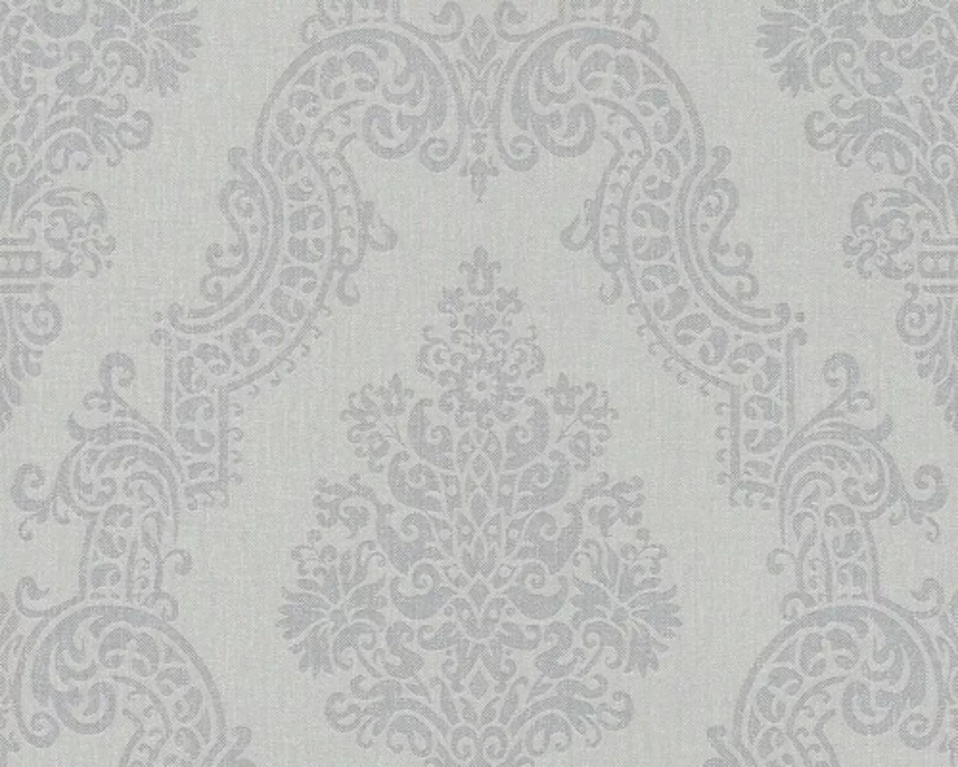 Bricoflor anthrazit Tapete mit Ornament Neobarock Tapete in Grau Ideal für günstig online kaufen