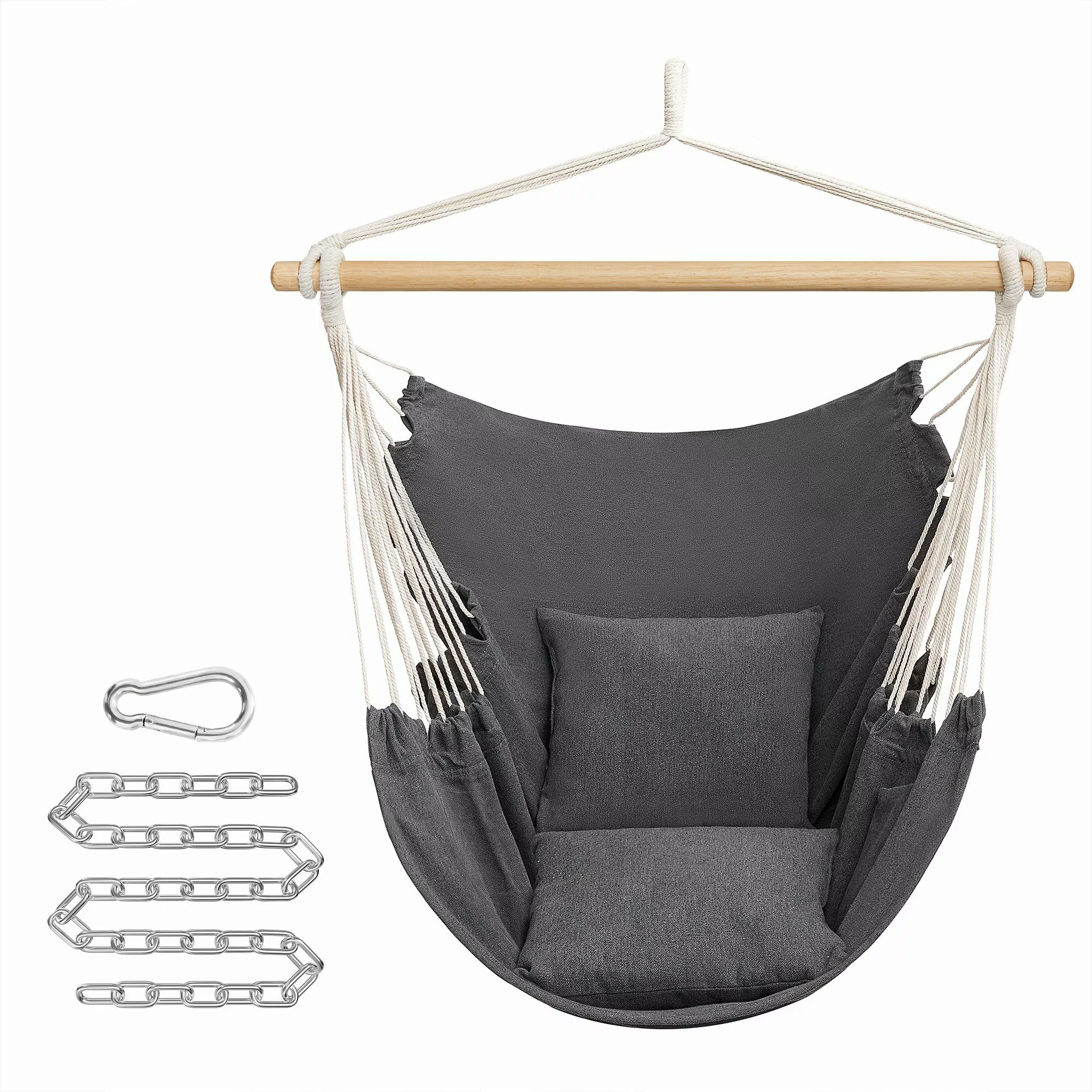 SONGMICS Hängesessel, Hängestuhl mit 2 Kissen, günstig online kaufen