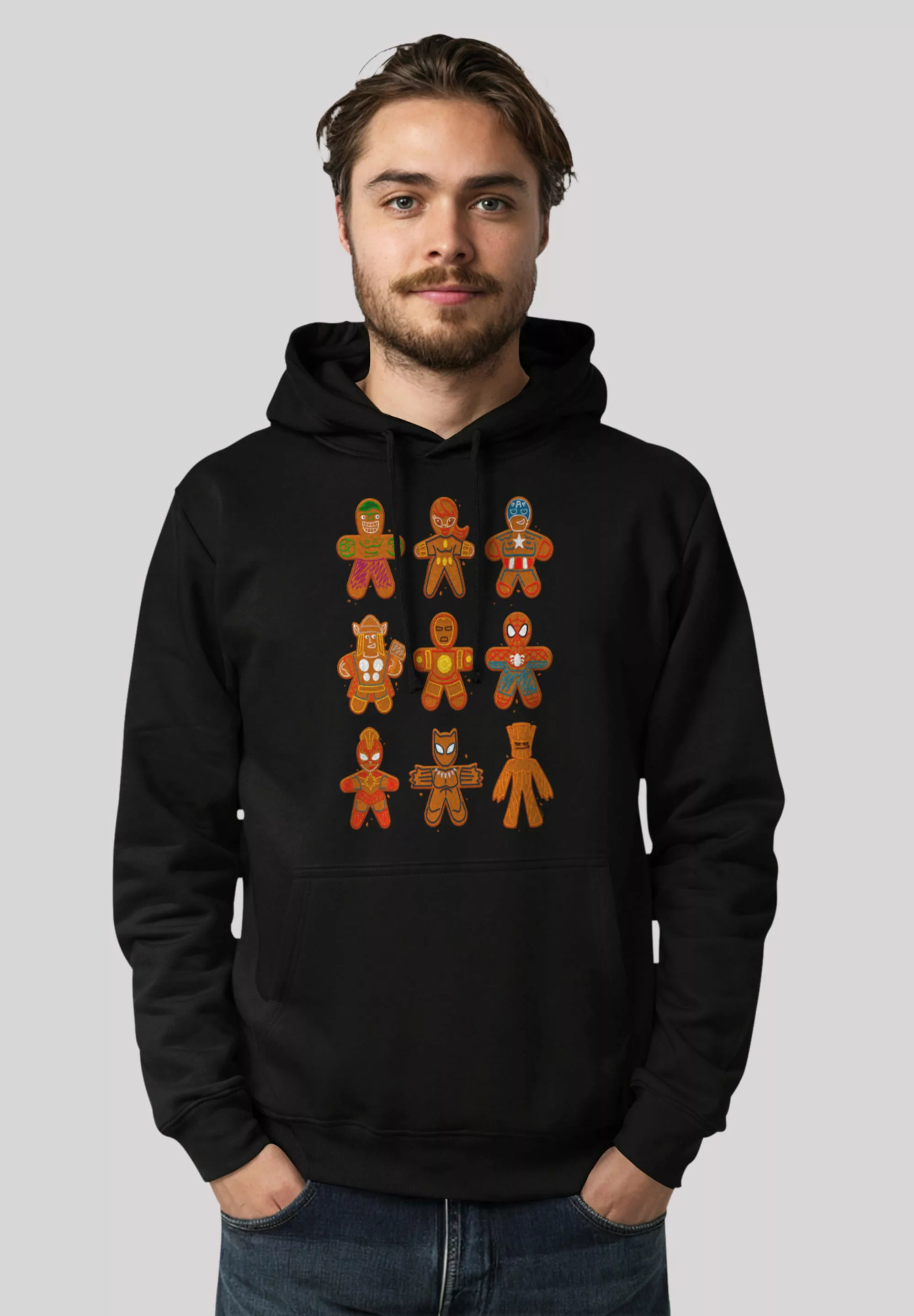 F4NT4STIC Kapuzenpullover "Marvel Universe Christmas Gingerbread Avengers", günstig online kaufen