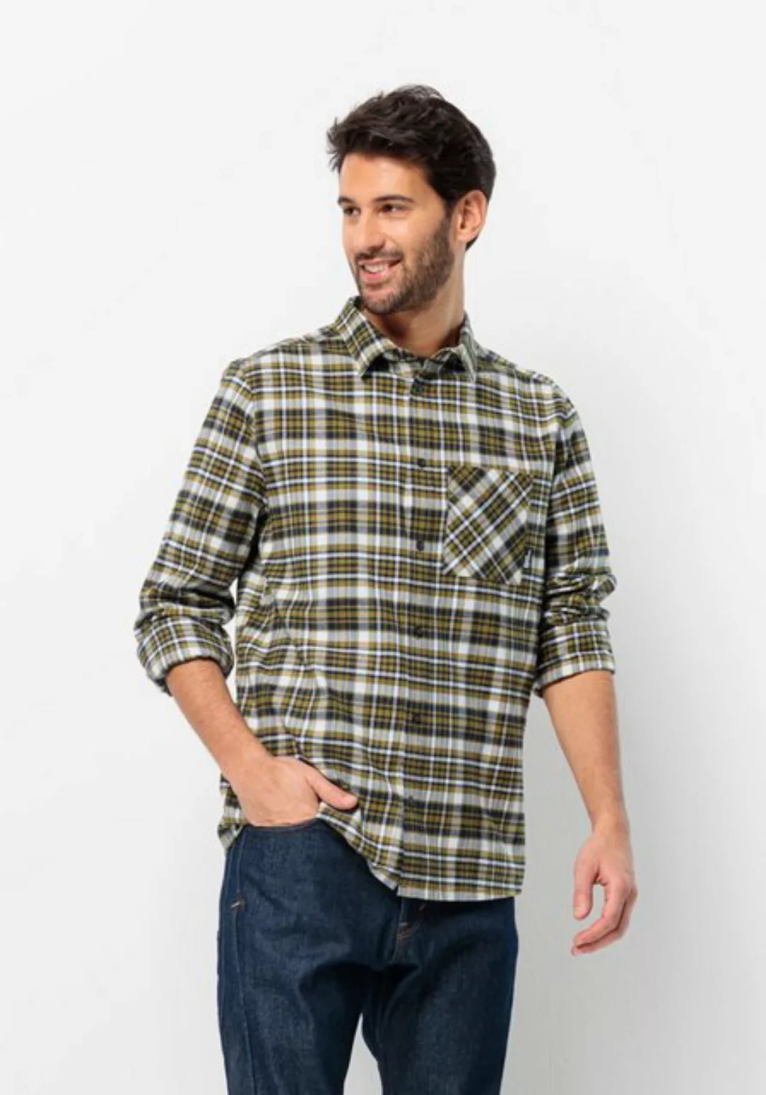 Jack Wolfskin Flanellhemd BERGWEG SHIRT M günstig online kaufen