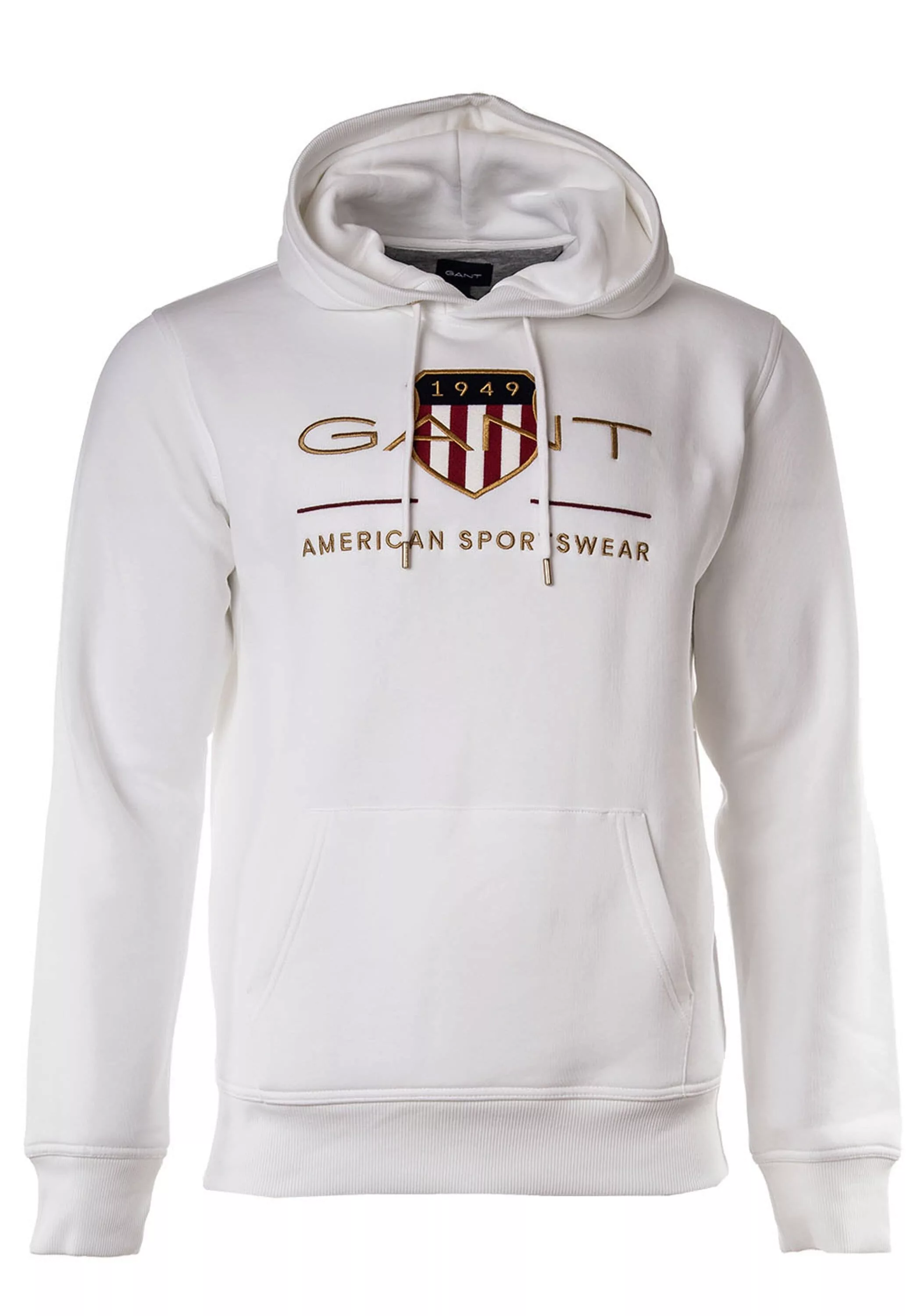 Gant Sweatshirt Herren Hoodie - Archive Shield, Kapuzen-Pullover günstig online kaufen