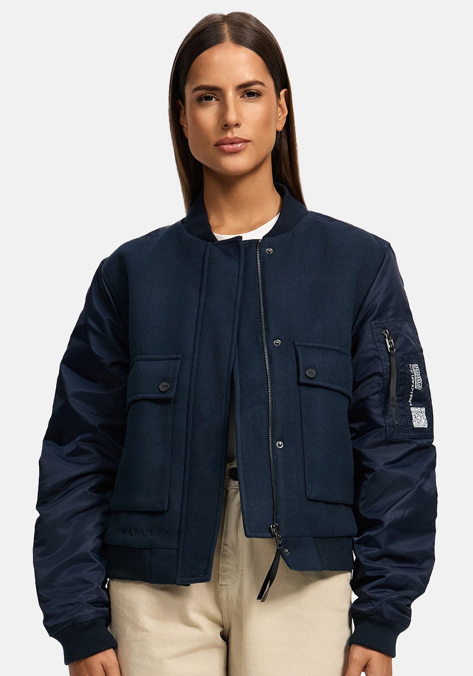 Navahoo Bomberjacke Willstehaben 14 angesagte Collegejacke günstig online kaufen