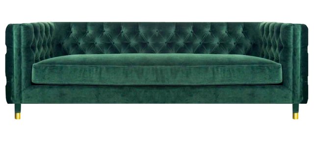 JVmoebel Chesterfield-Sofa Möbel Sofa Couch Viersitzer Grün Polstermöbel Te günstig online kaufen