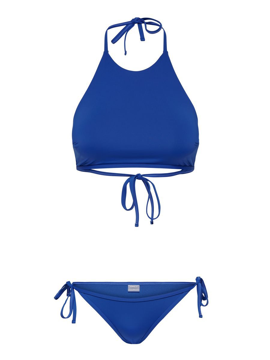 ONLY Neckholder Bikini Damen Blau günstig online kaufen