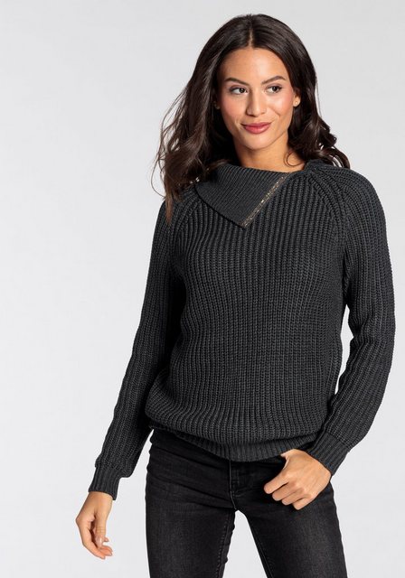 Laura Scott Strickpullover mit elegantem Glitzerdetail - NEUE KOLLEKTION günstig online kaufen