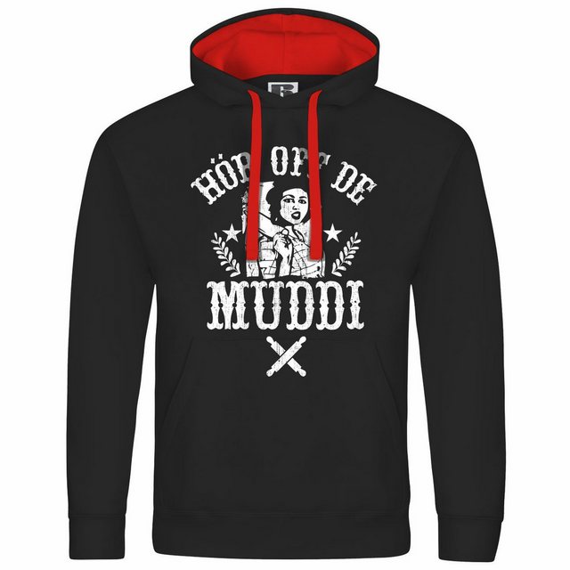 deinshirt Kapuzenpullover Herren Kapuzenpullover Hör off de Muddi Mit Print günstig online kaufen