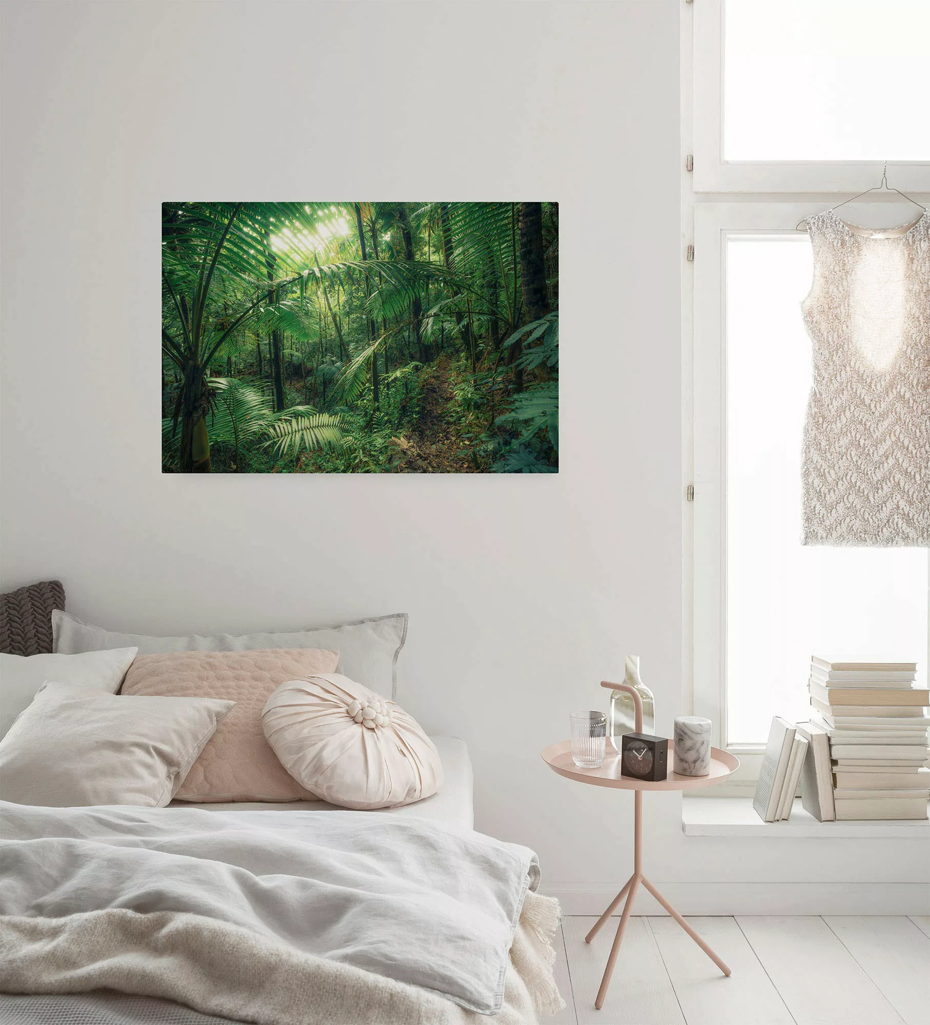 Komar Leinwandbild "Keilrahmenbild - Jungleflair - Größe 90 x 60 cm", Baum- günstig online kaufen