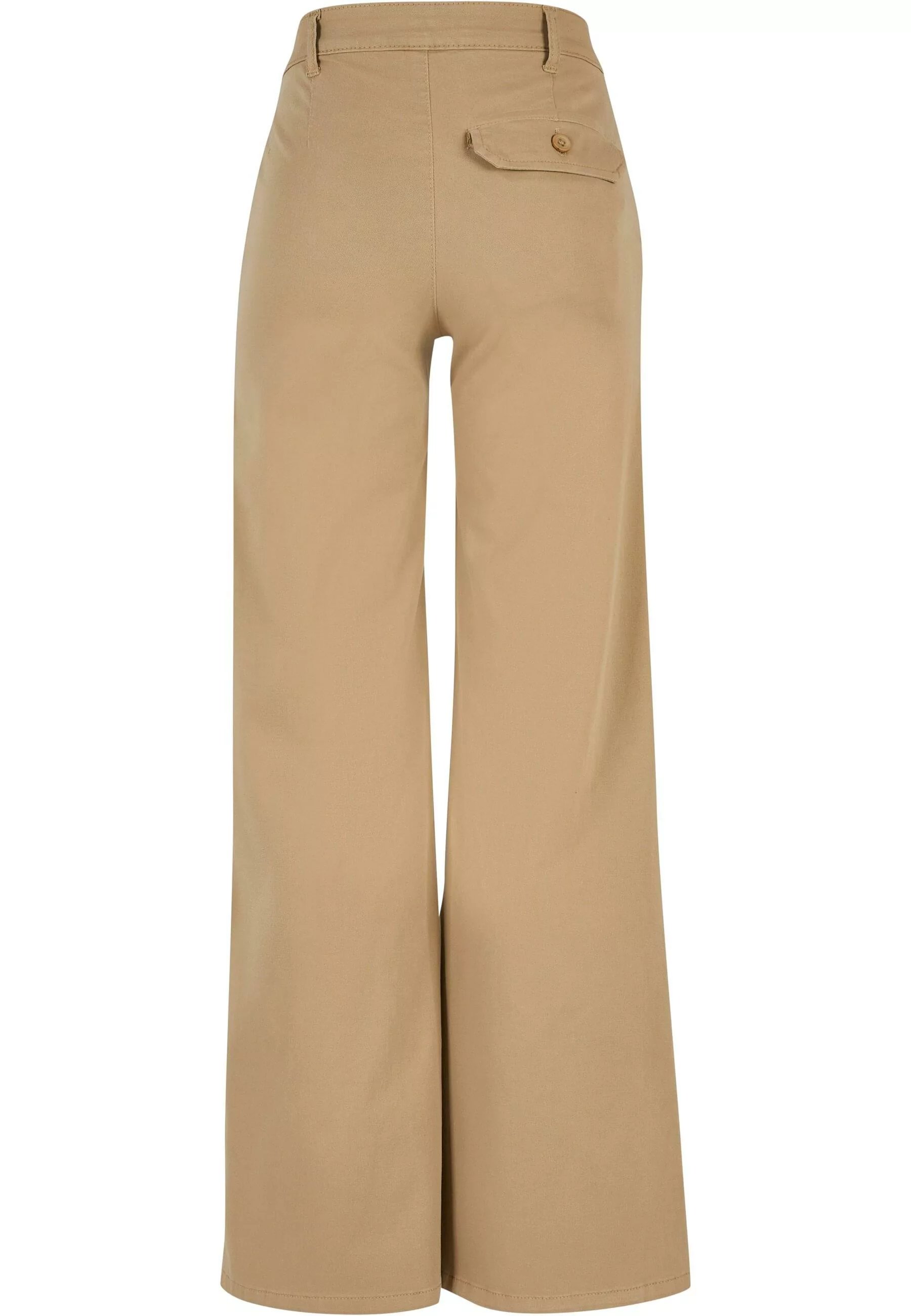 URBAN CLASSICS Chinos "Urban Classics Damen Ladies High Waist Wide Leg Chin günstig online kaufen