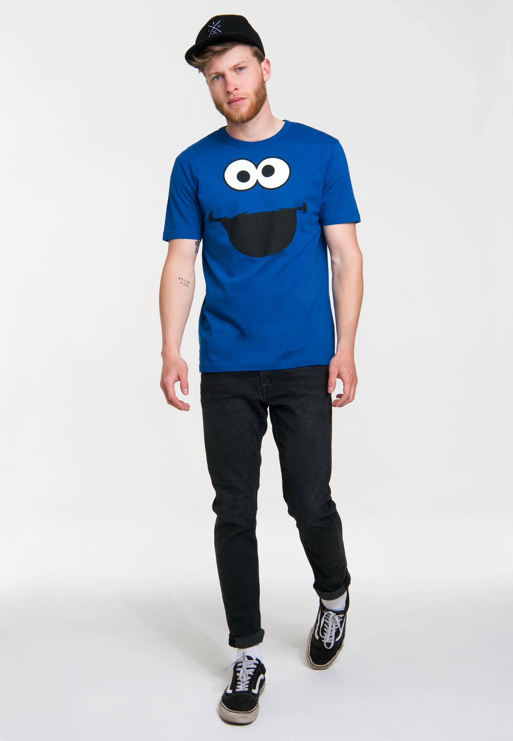 LOGOSHIRT T-Shirt "Krümelmonster - Cookie Monster", mit süßem Print günstig online kaufen