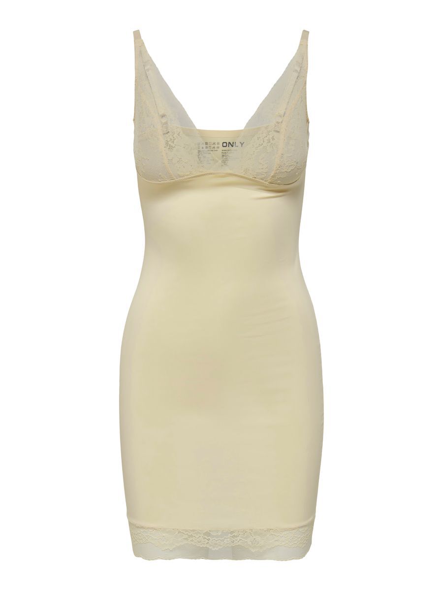 ONLY Spitzendetail-träger- Kleid Damen Beige günstig online kaufen