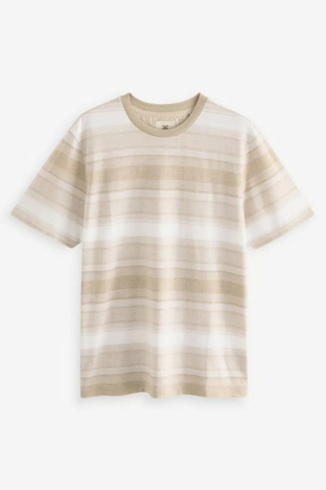 Next T-Shirt T-Shirt mit Strukturstreifen (1-tlg) günstig online kaufen