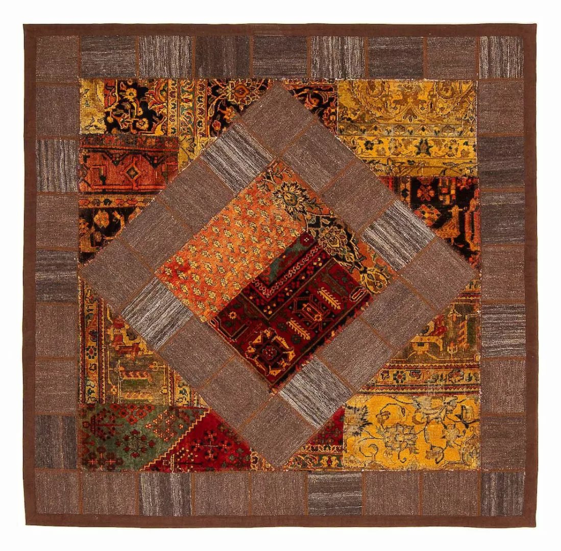 morgenland Wollteppich »Patchwork Patchwork 241 x 173 cm«, rechteckig, 5 mm günstig online kaufen