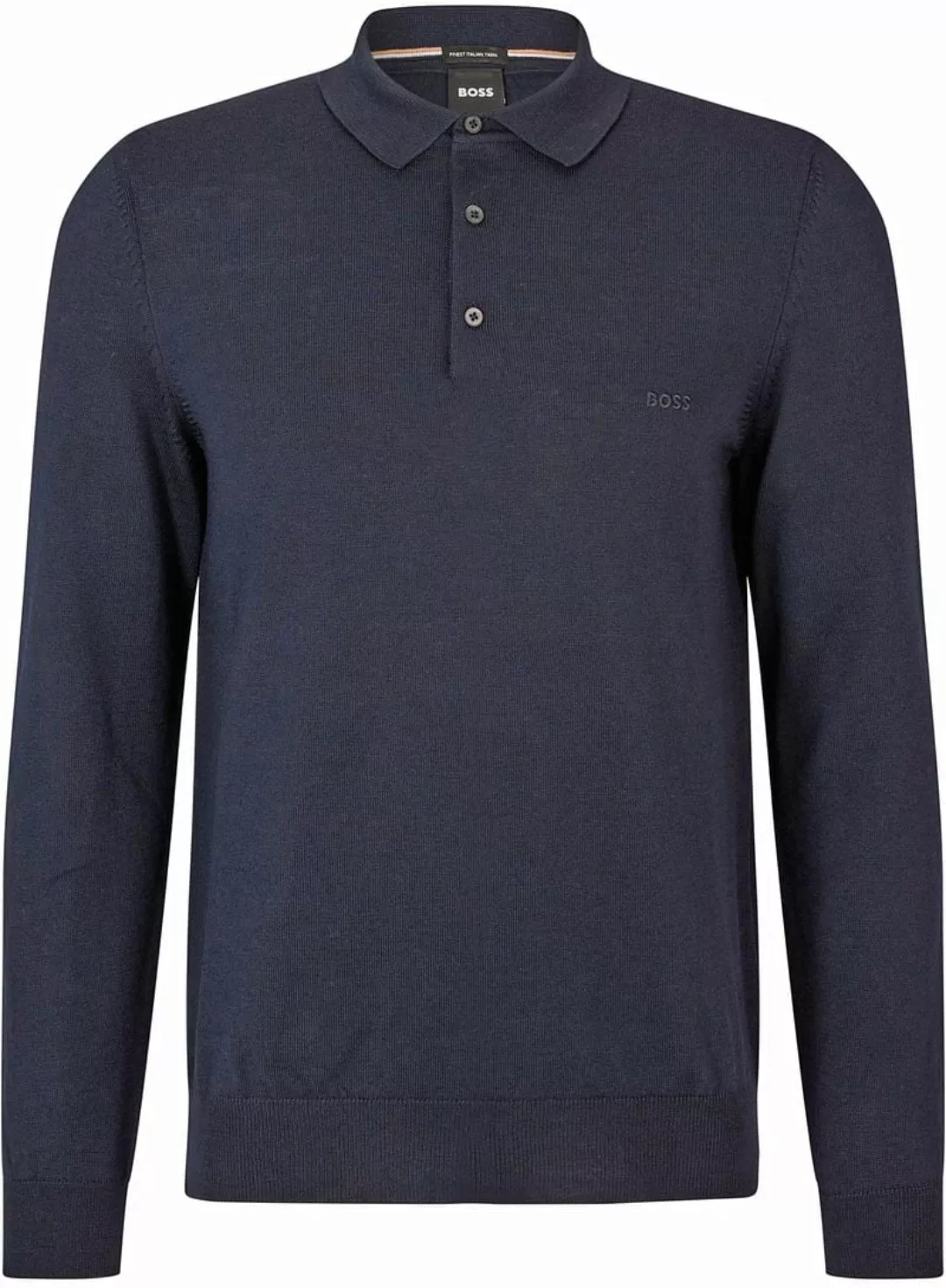 BOSS Bono Polo Pull Wool Navy - Größe XL günstig online kaufen