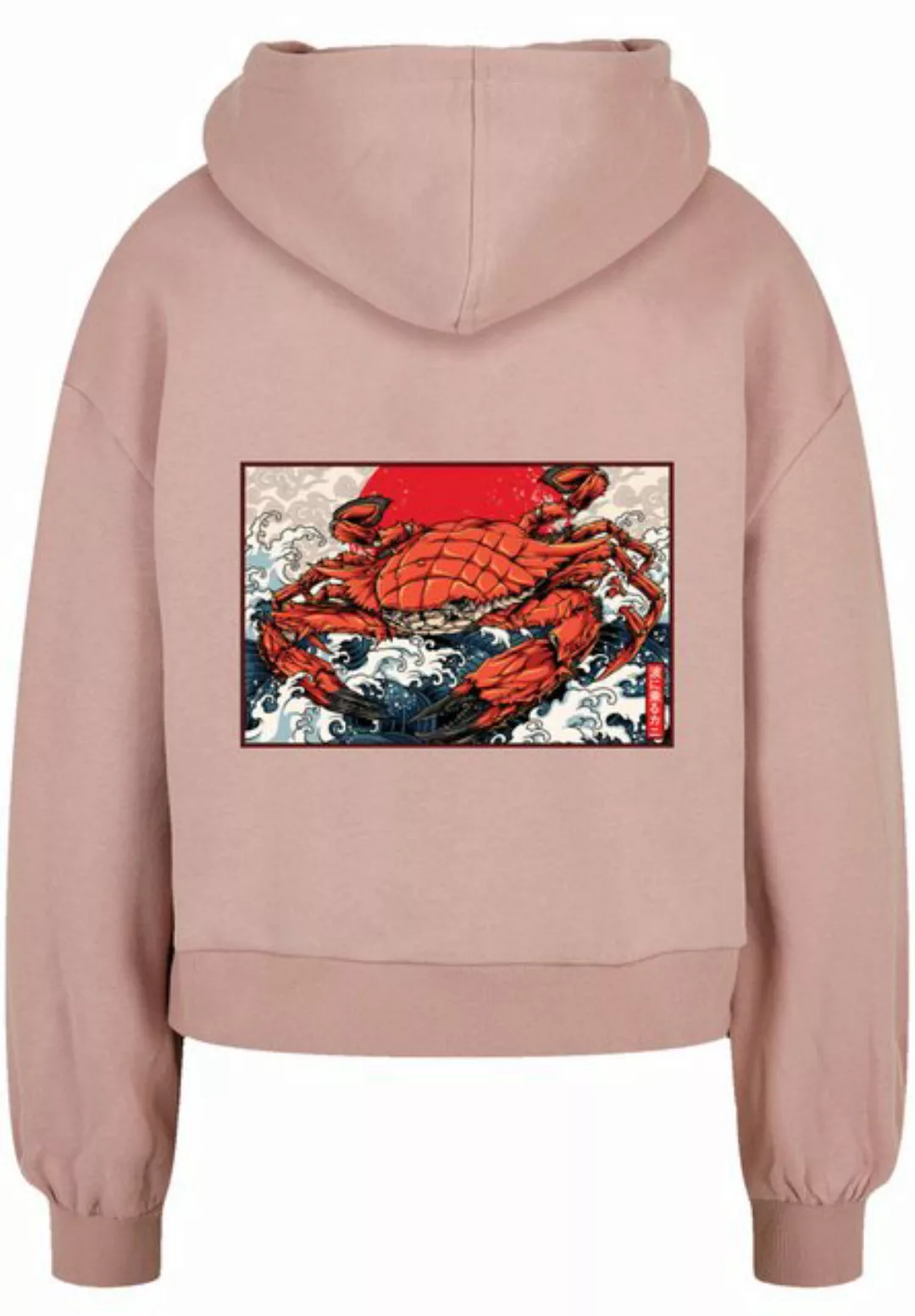 F4NT4STIC Kapuzenpullover "Crab Kanji Japan", Print günstig online kaufen