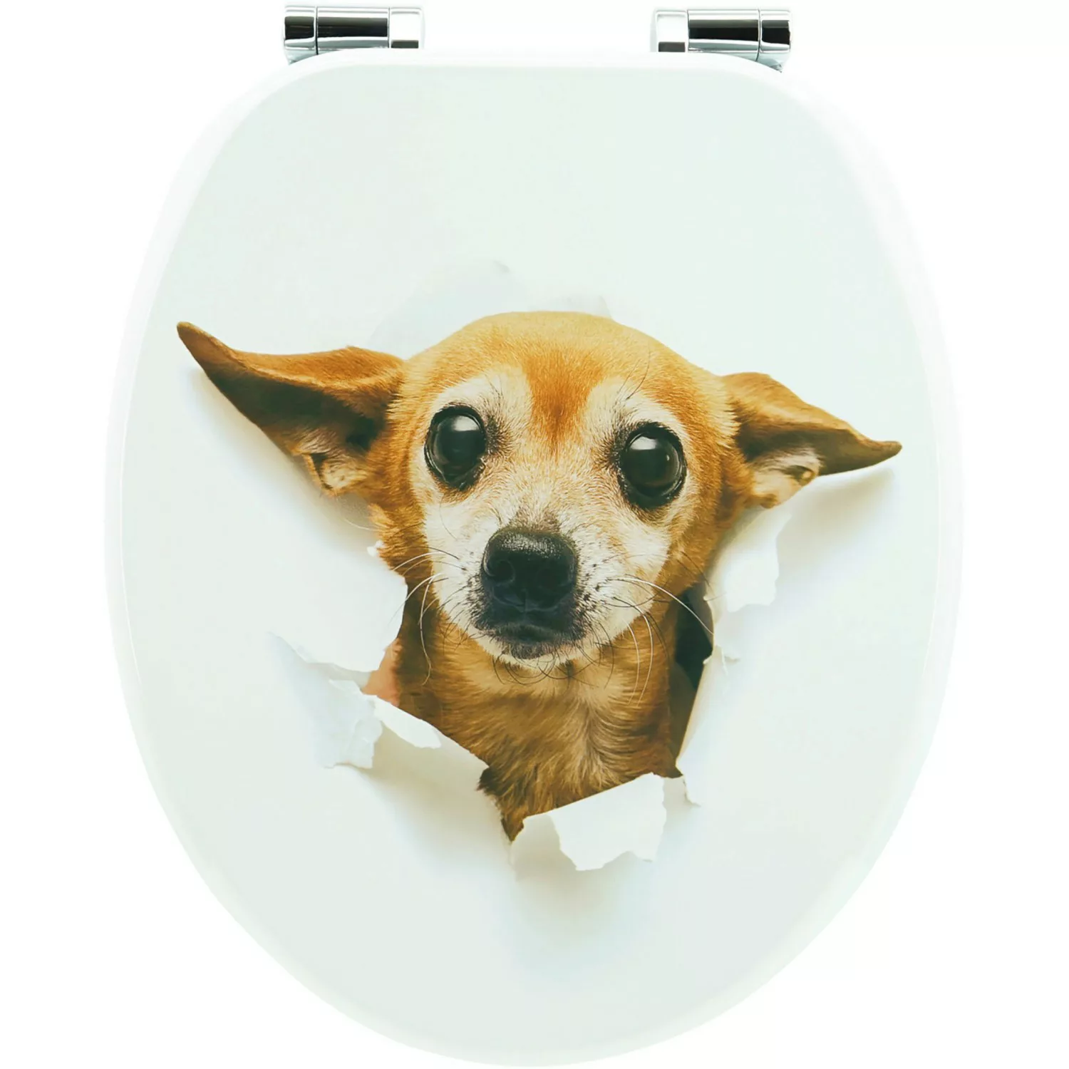 Sanfino WC Sitz Chihuahua Toilettendeckel mit Absenkautomatik aus Holz günstig online kaufen