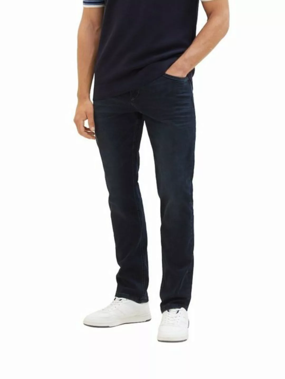 TOM TAILOR Slim-fit-Jeans in dunkler Waschung günstig online kaufen