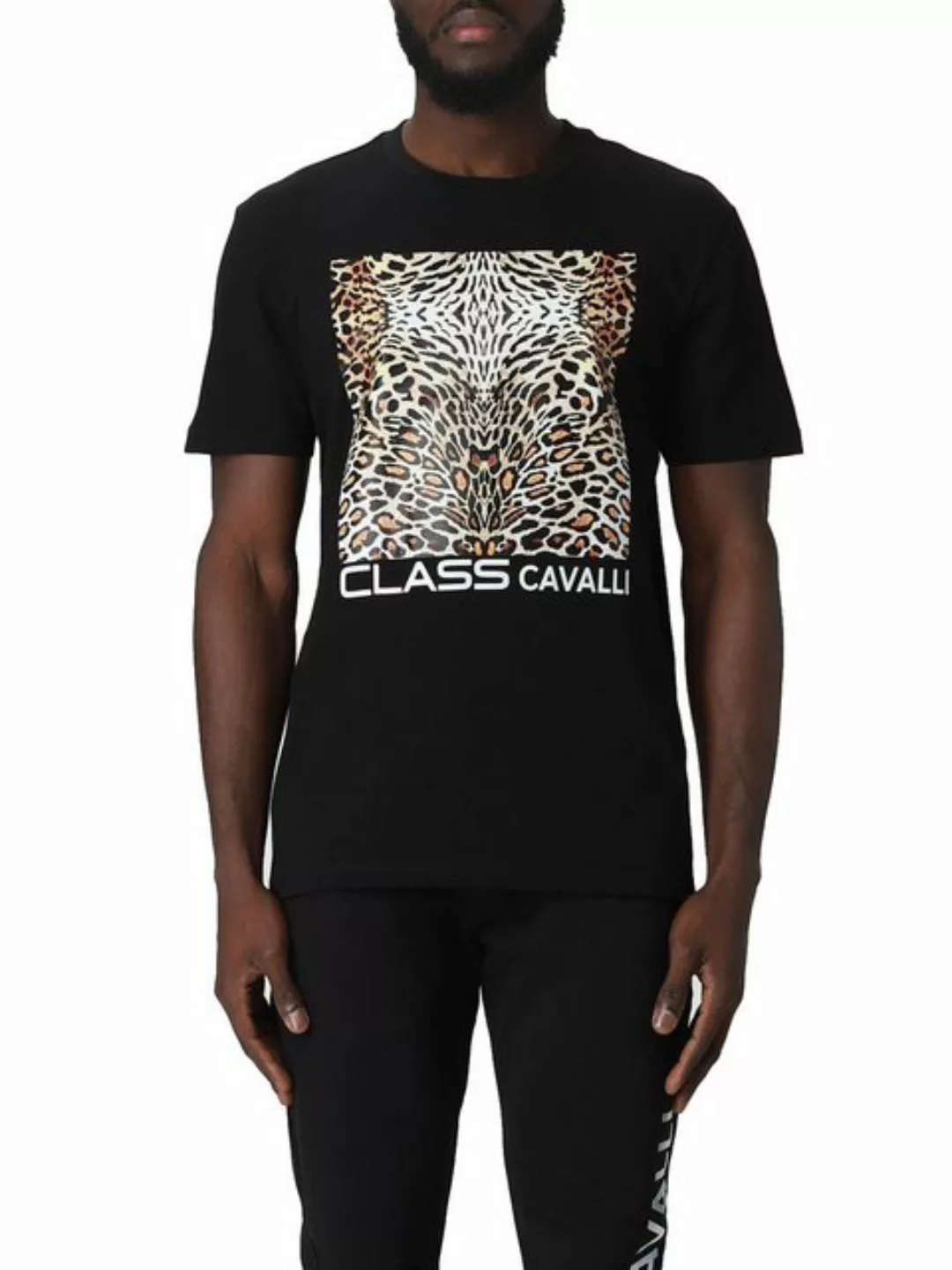 Cavalli Class Sweatshirt Cavalli Class Tshirt schwarz Herren günstig online kaufen