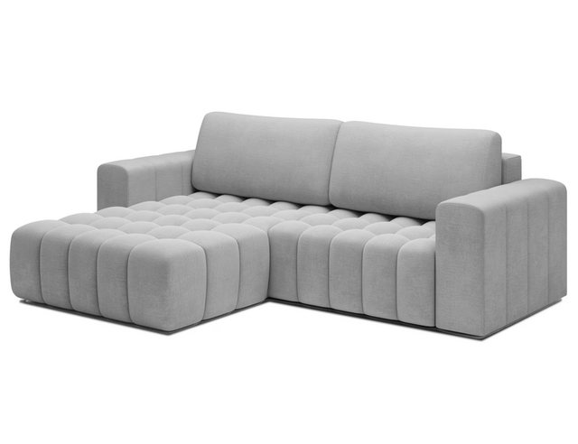 Myhomelando Ecksofa Bonett, mit Schlaffunktion und Bettkasten, Velour-Stoff günstig online kaufen