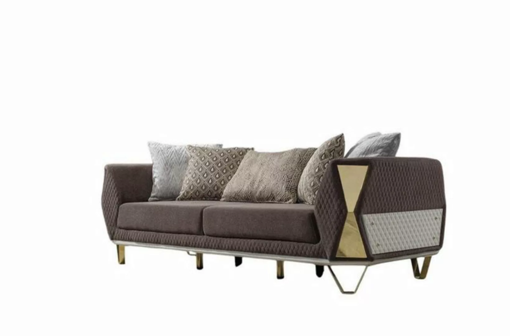 Xlmoebel 3-Sitzer Dreiplatz Sofa 3 Sitzmöbel Wohnzimmer Couch Textil Möbel günstig online kaufen