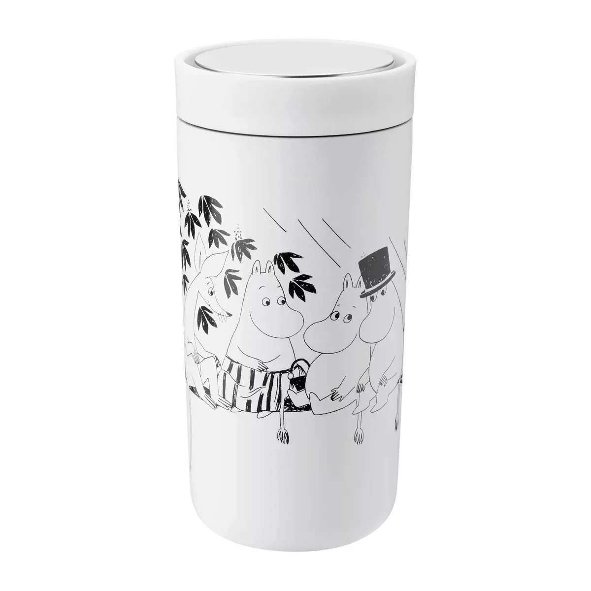 To Go Click Mumin Tasse 0,4 l Soft white-black günstig online kaufen