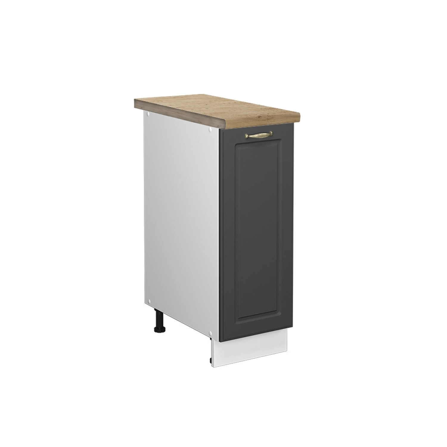 Vicco Apothekerschrank Fame-Line, Anthrazit-Gold/Weiß, 30 cm, günstig online kaufen