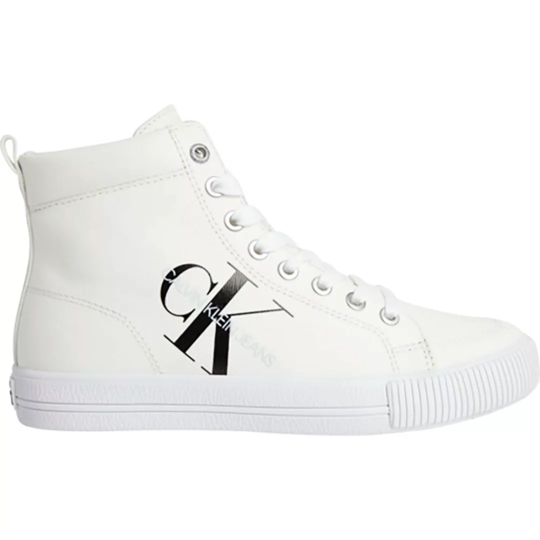 Calvin Klein Vulcanized Mid Laceup Sportschuhe EU 39 Triple White günstig online kaufen