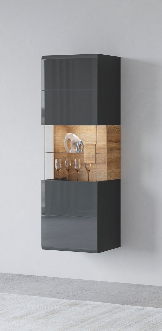 INOSIGN Hängevitrine "Toledo,Höhe 159 cm trendige Glasvitrine mit dekorativ günstig online kaufen