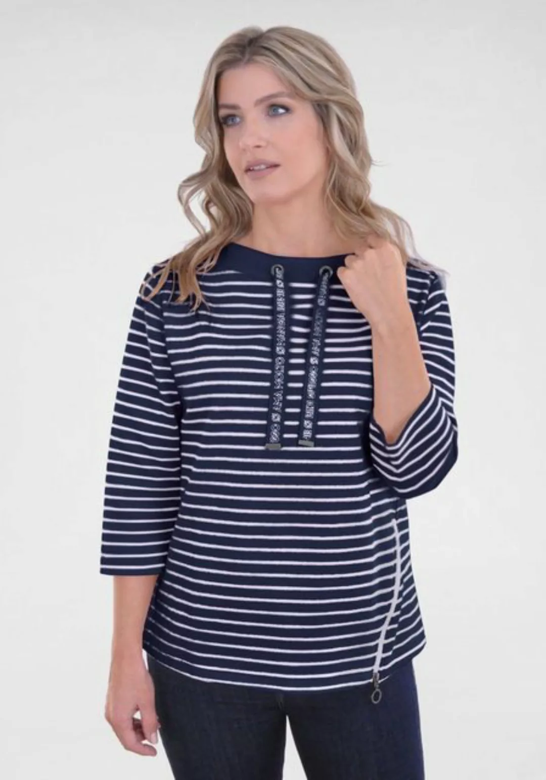 NAVIGAZIONE Sweatshirt mit femininen Bändern günstig online kaufen