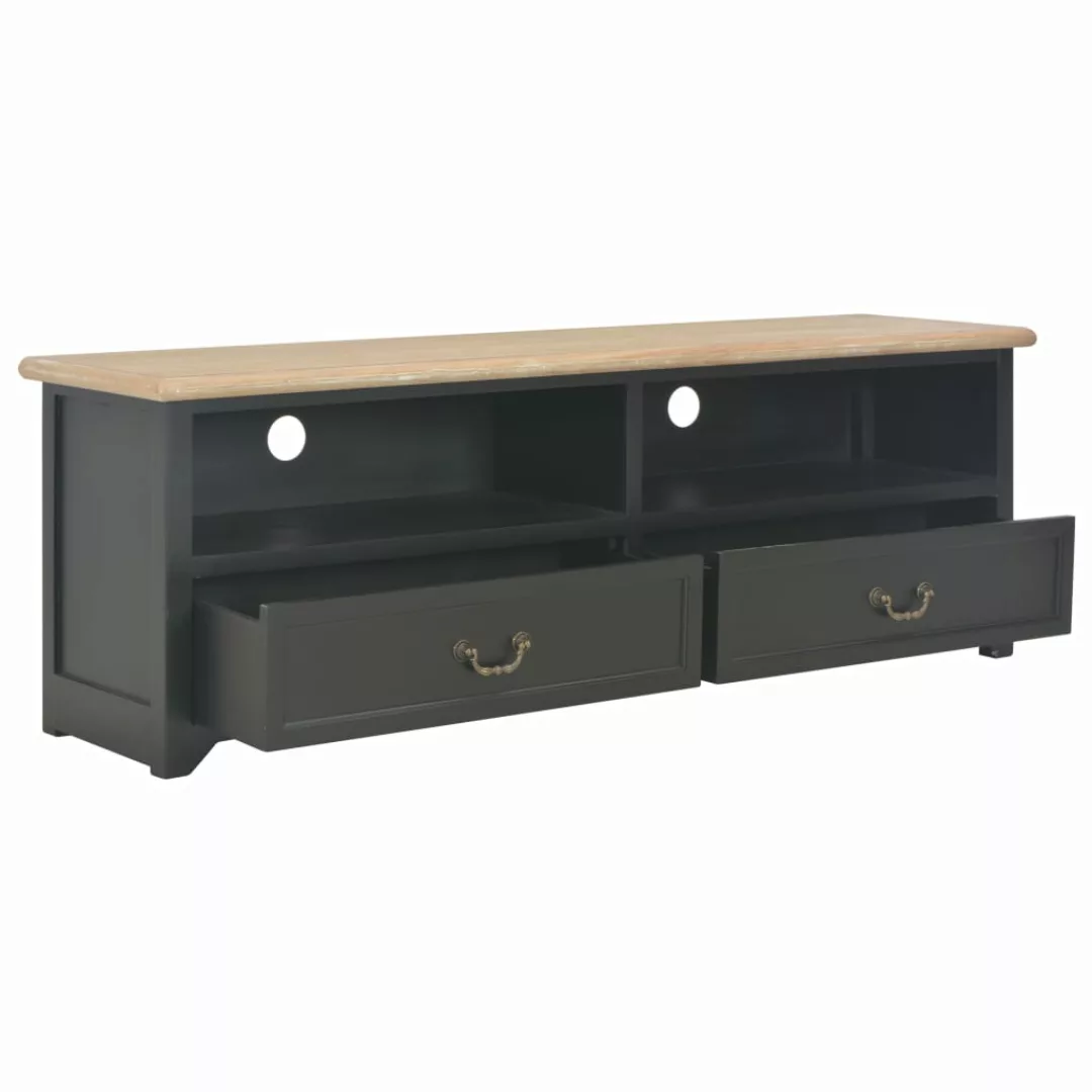 Tv-schrank Schwarz 120x30x40 Cm Holz günstig online kaufen